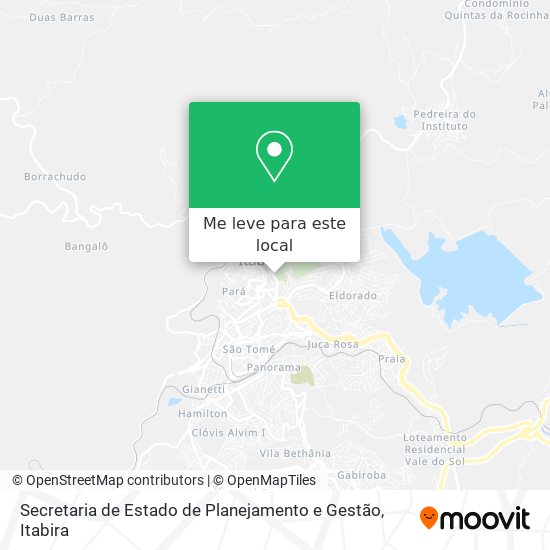 Secretaria de Estado de Planejamento e Gestão mapa