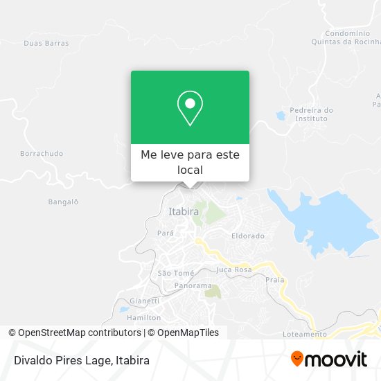 Divaldo Pires Lage mapa
