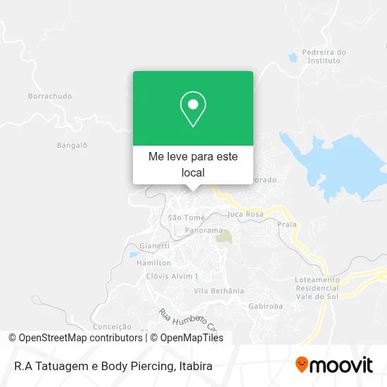 R.A Tatuagem e Body Piercing mapa
