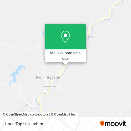 Hotel Topázio mapa