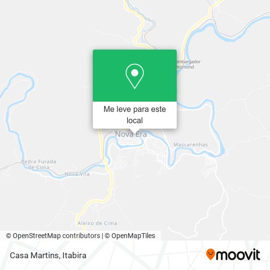 Casa Martins mapa