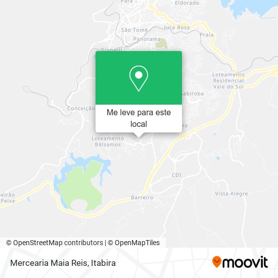 Mercearia Maia Reis mapa