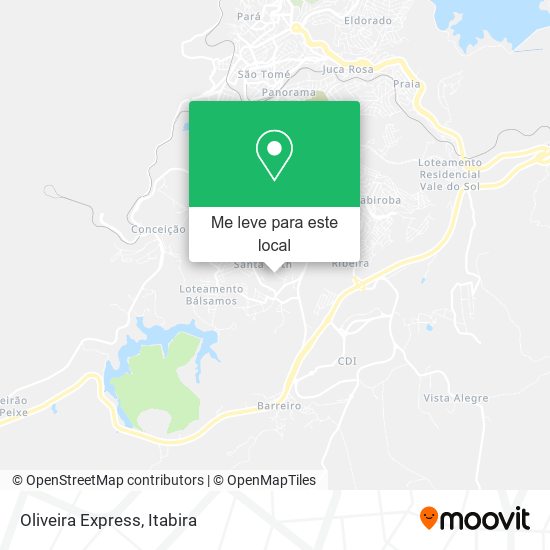 Oliveira Express mapa