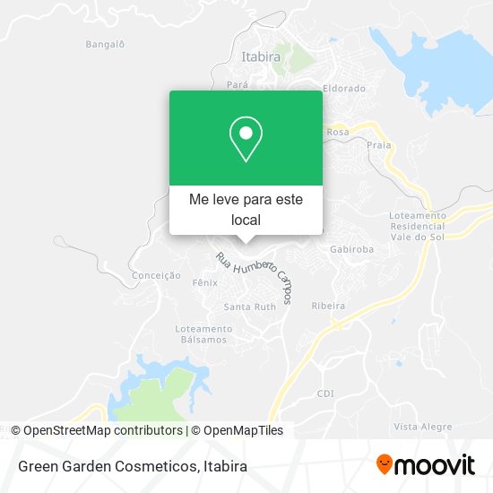 Green Garden Cosmeticos mapa