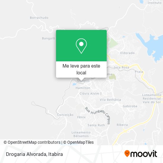 Drogaria Alvorada mapa