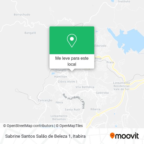 Sabrine Santos Salão de Beleza 1 mapa