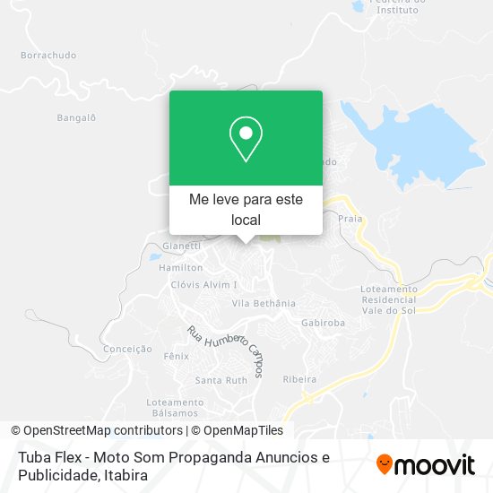 Tuba Flex - Moto Som Propaganda Anuncios e Publicidade mapa