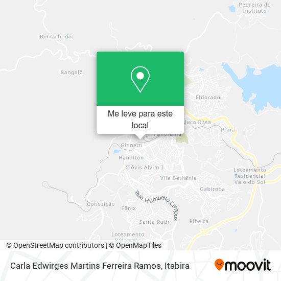 Carla Edwirges Martins Ferreira Ramos mapa