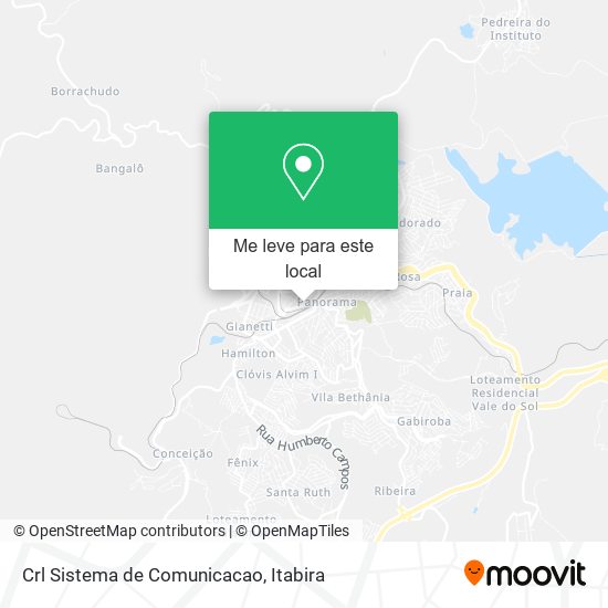 Crl Sistema de Comunicacao mapa