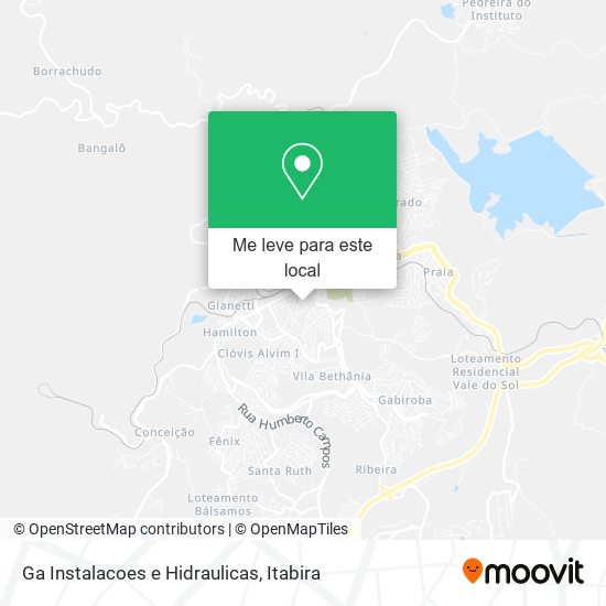 Ga Instalacoes e Hidraulicas mapa