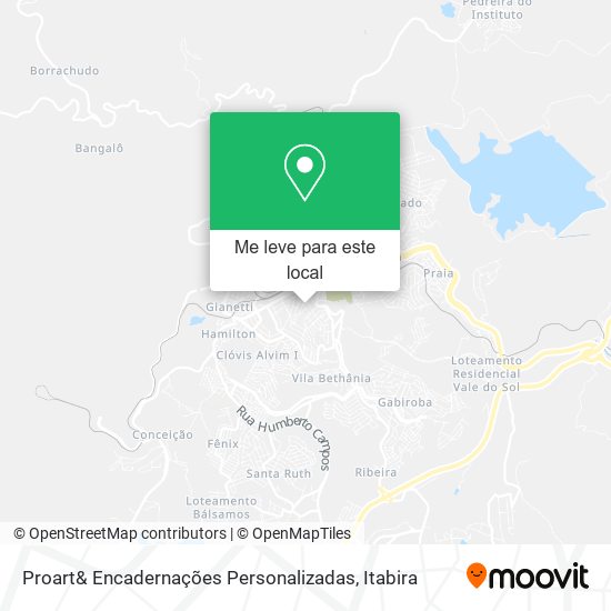 Proart& Encadernações Personalizadas mapa