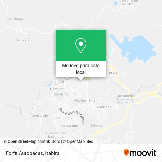 Forfit Autopecas mapa