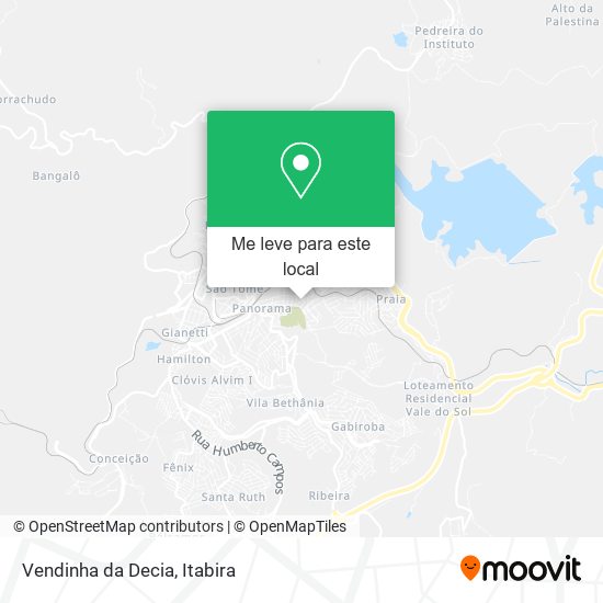 Vendinha da Decia mapa