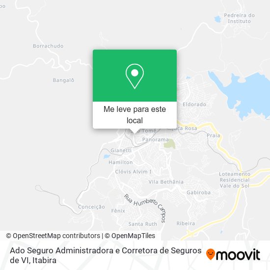 Ado Seguro Administradora e Corretora de Seguros de VI mapa