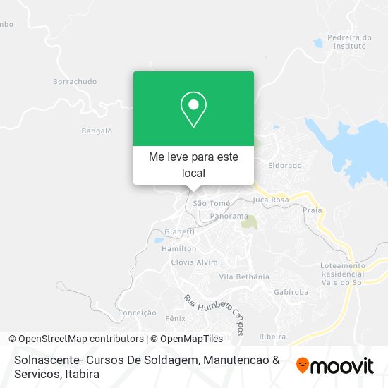 Solnascente- Cursos De Soldagem, Manutencao & Servicos mapa