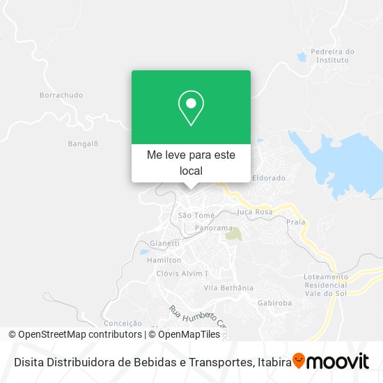 Disita Distribuidora de Bebidas e Transportes mapa