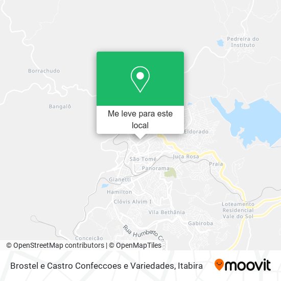 Brostel e Castro Confeccoes e Variedades mapa