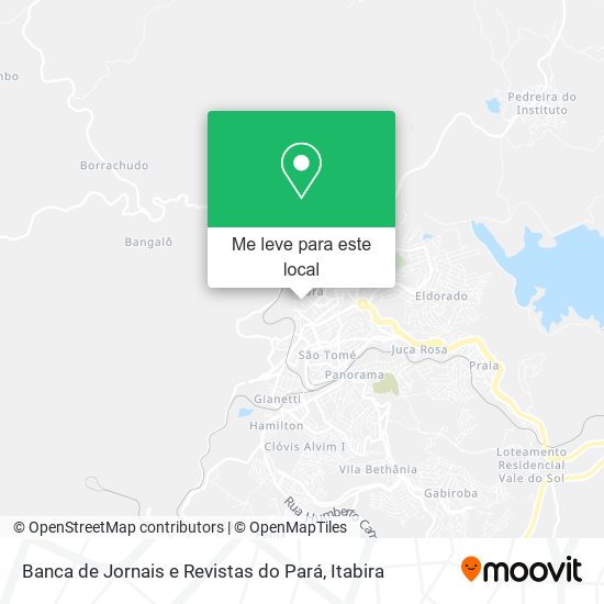 Banca de Jornais e Revistas do Pará mapa