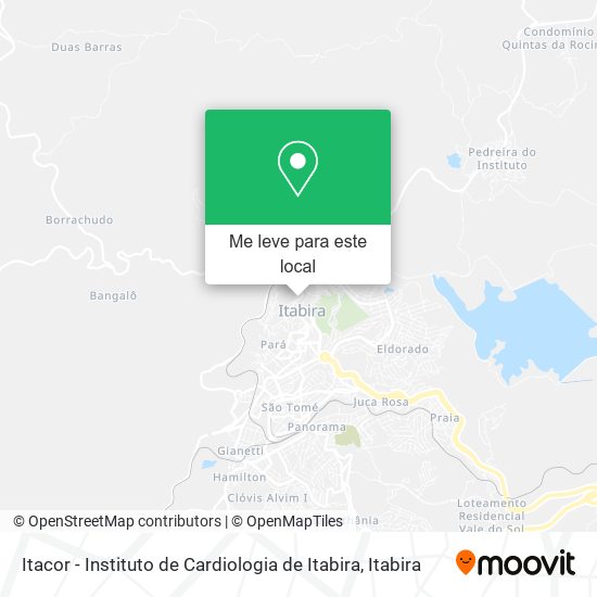 Itacor - Instituto de Cardiologia de Itabira mapa