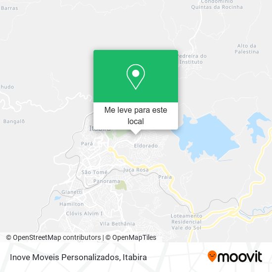 Inove Moveis Personalizados mapa