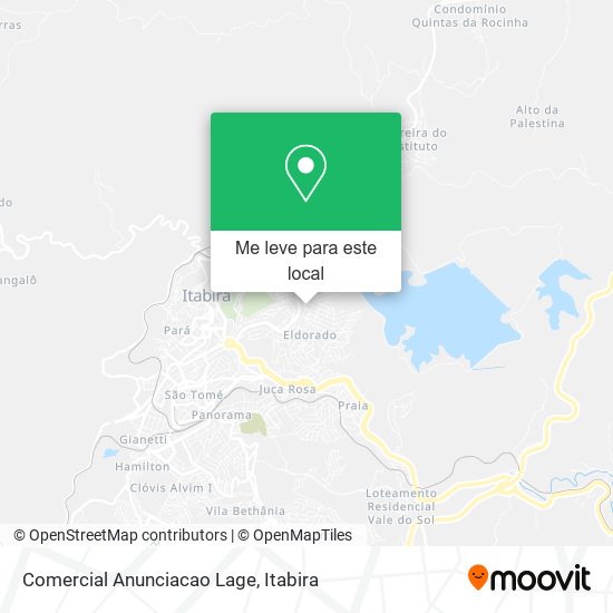 Comercial Anunciacao Lage mapa