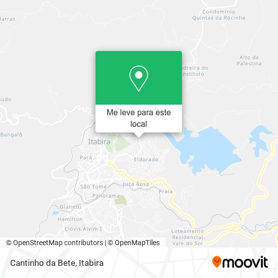 Cantinho da Bete mapa