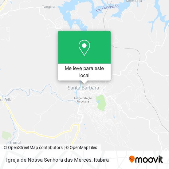 Igreja de Nossa Senhora das Mercês mapa