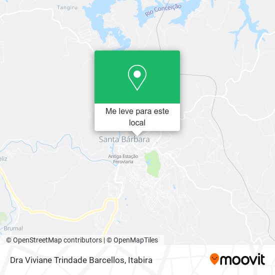 Dra Viviane Trindade Barcellos mapa