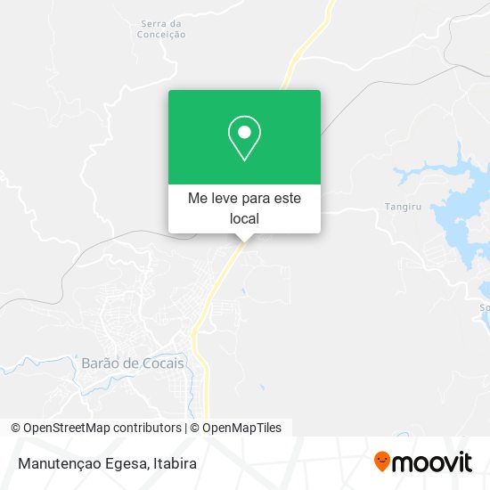 Manutençao Egesa mapa