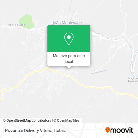 Pizzaria e Delivery Vitoria mapa