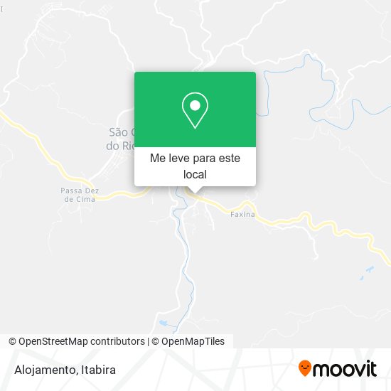 Alojamento mapa