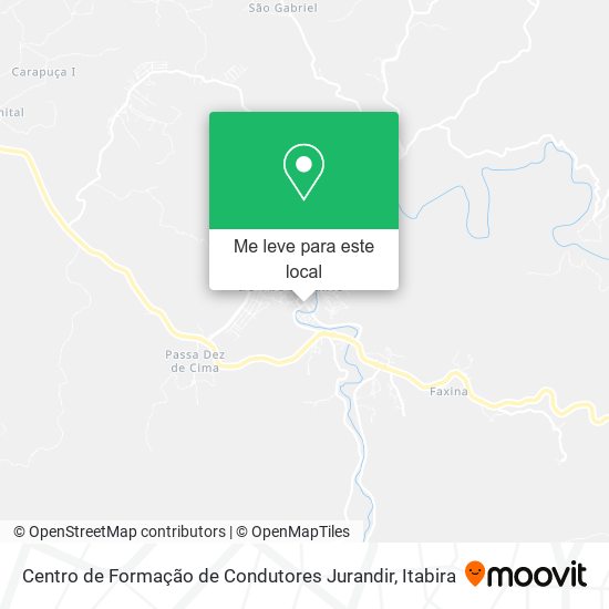 Centro de Formação de Condutores Jurandir mapa