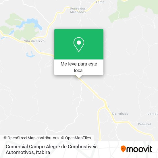 Comercial Campo Alegre de Combustiveis Automotivos mapa