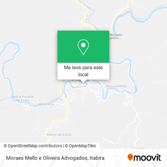 Moraes Mello e Oliveira Advogados mapa