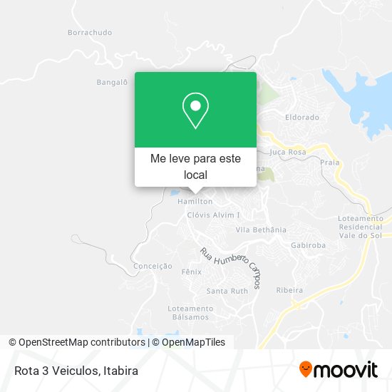 Rota 3 Veiculos mapa