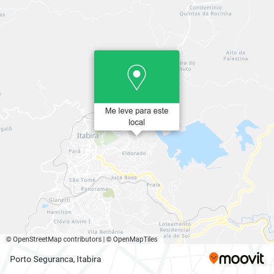 Porto Seguranca mapa