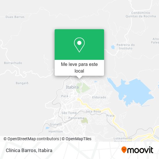 Clínica Barros mapa