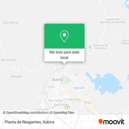 Planta de Reagentes mapa
