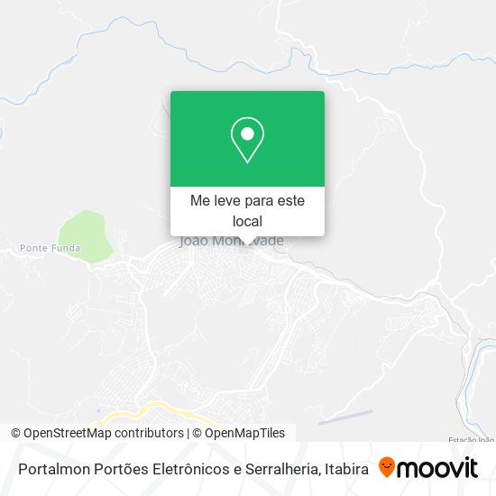 Portalmon Portões Eletrônicos e Serralheria mapa