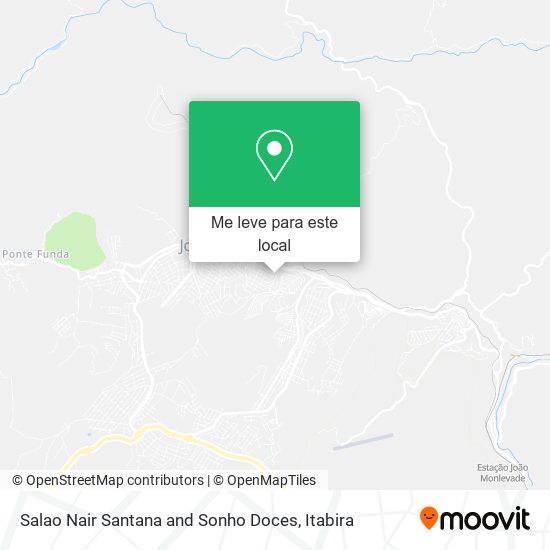 Salao Nair Santana and Sonho Doces mapa