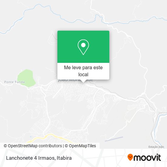 Lanchonete 4 Irmaos mapa