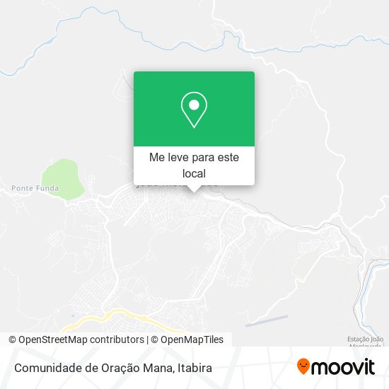 Comunidade de Oração Mana mapa