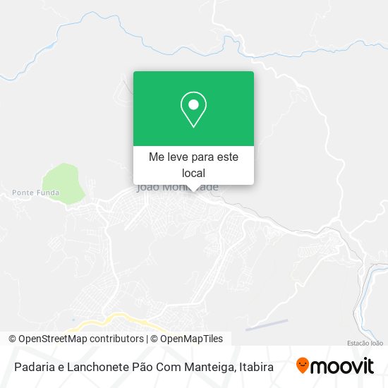 Padaria e Lanchonete Pão Com Manteiga mapa