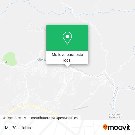 Mil Pés mapa