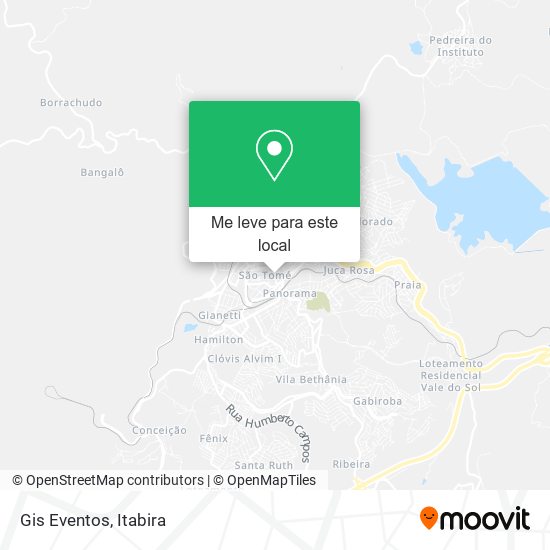 Gis Eventos mapa