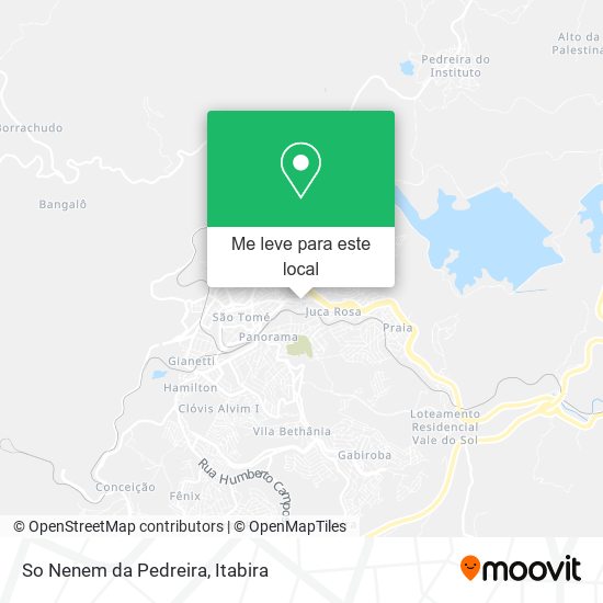 So Nenem da Pedreira mapa