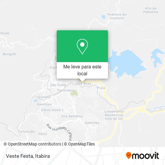 Veste Festa mapa