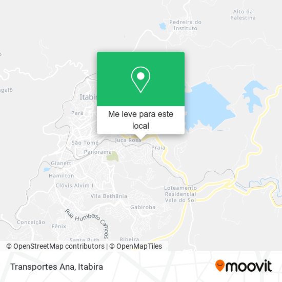 Transportes Ana mapa