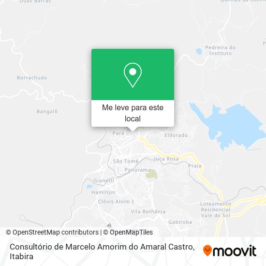 Consultório de Marcelo Amorim do Amaral Castro mapa
