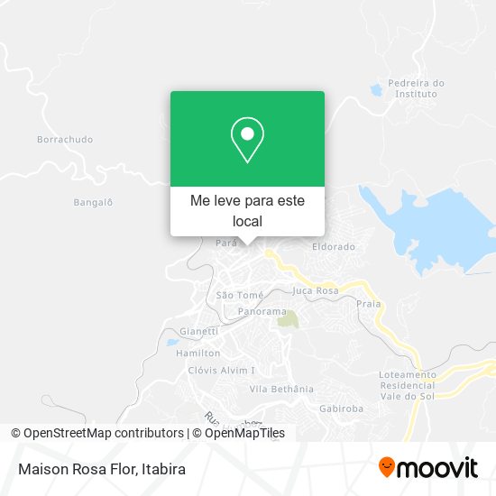 Maison Rosa Flor mapa